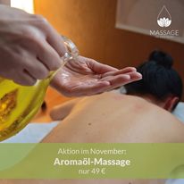 Aromaöl-Massage